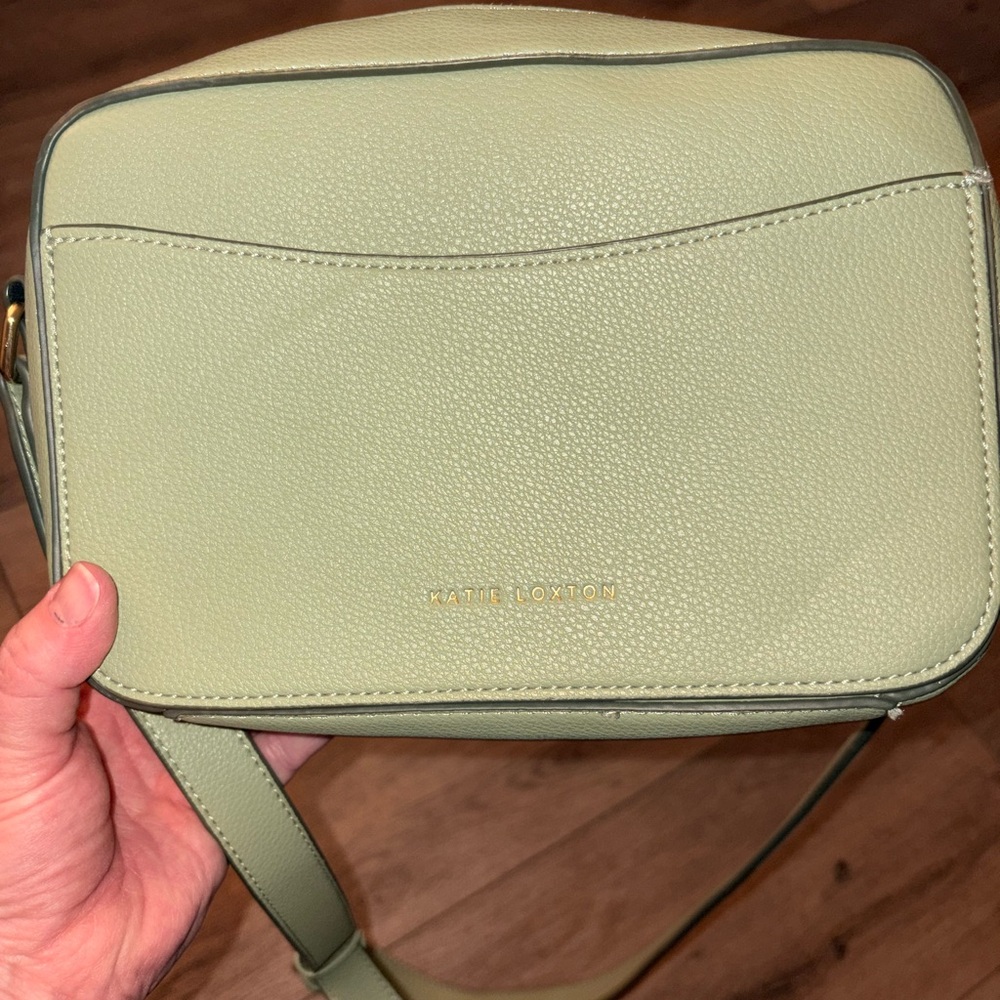 Mint Green Katie Loxton leather Crossbody Bag